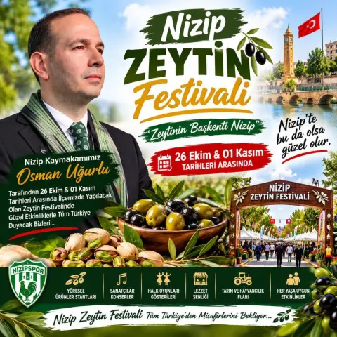Nizip’te Zeytin Coşkusu Başlıyor: Festivalde "Var da Var!"