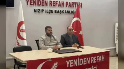 Yeniden Refah Partisi Nizip teşkilatı haftalık toplantıyı gerçekleştirdi