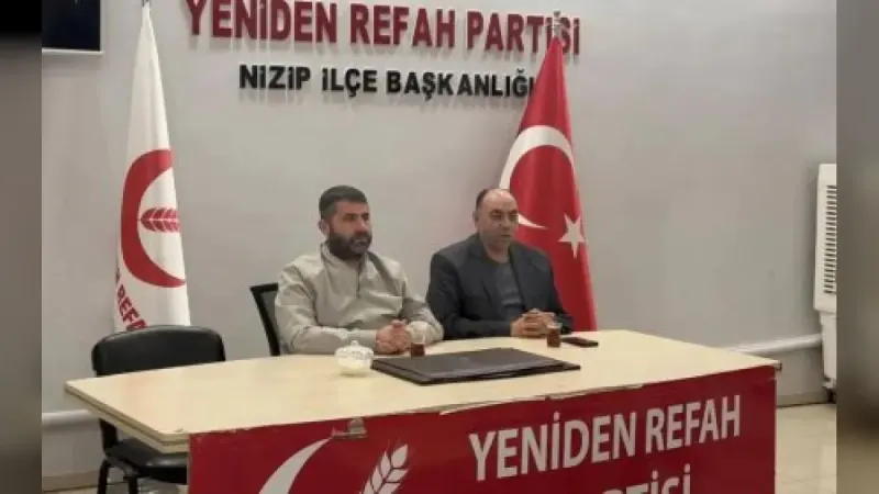 Yeniden Refah Partisi Nizip teşkilatı haftalık toplantıyı gerçekleştirdi